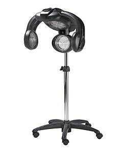 Pibbs 14024 Speedy DeLuxe Professional Hair Processor with Caster Base