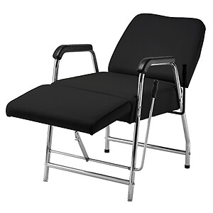 Pibbs 250 Lever Recline Shampoo Chair with Leg Rest -Black Only