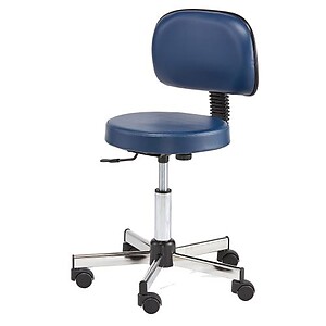 Pibbs 644 Multi-Purpose Round Seat Stool with Backrest