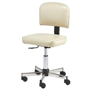 Pibbs 648 Technician Stool w/ Adjusting Backrest