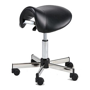 Pibbs 678BL Mid Pony Technician Stool - Black Only