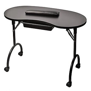 Pibbs 969 JoJo Portable Manicure Table - Black Only