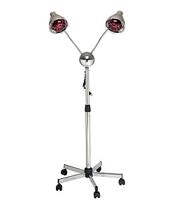  Pibbs DL 957 2 Headed Processing Lamp with Caster Base