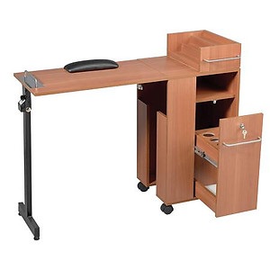 Pibbs 2009WD Folding Manicure Station-Wood