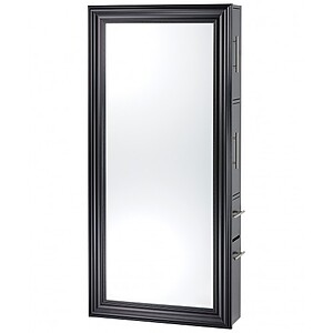 Pibbs 8827-SER Classic Mirror -Black Frame with Server Color Options