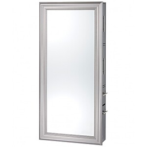 Pibbs 8819-SER Classic Mirror -Silver Frame with Server Color Options