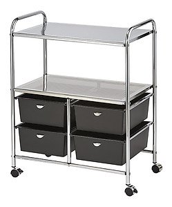 Pibbs D4B  Work Cart - Black