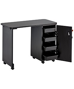Pibbs NC1006N Manicure Table  with Locking Cabinet