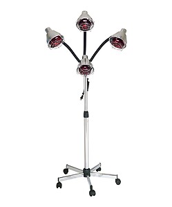 Pibbs QL854 4-Headed Processing Lamp with Caster Base