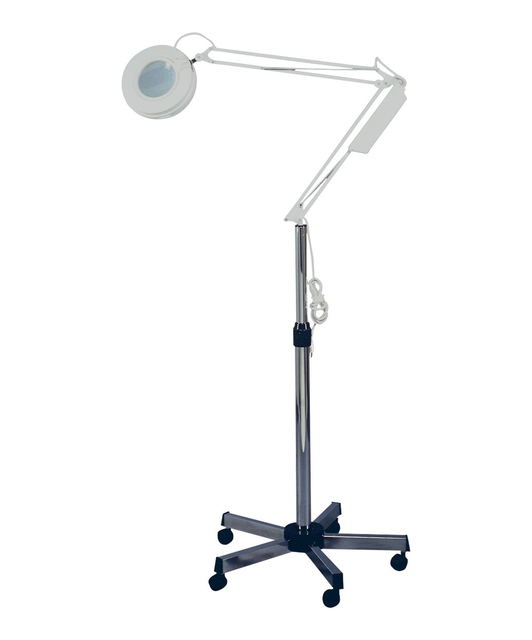 Pibbs 2010C 5 Diopter Magnifying Lamp with Caster Base
