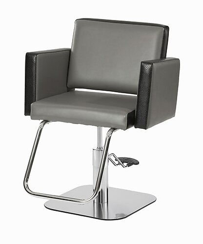 Pibbs 3483 Cosmo Hydraulic Styling Chair w/1683 Base and T-Footrest