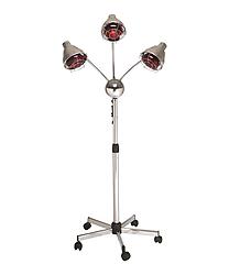 Pibbs TL931 3-Headed Heat Processing Lamp with Caster Base