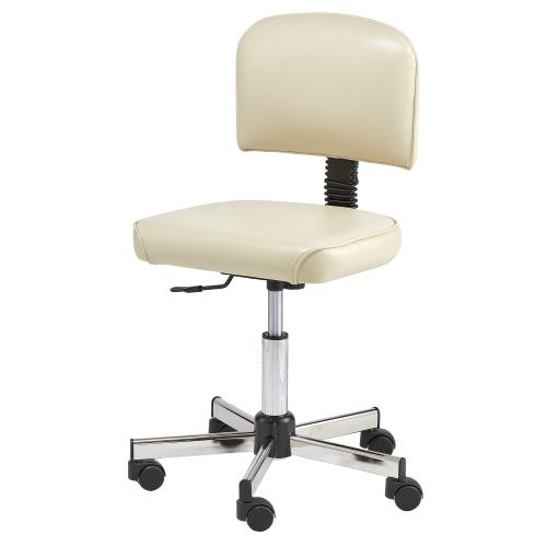 Pibbs 648 Technician Stool w/ Adjusting Backrest