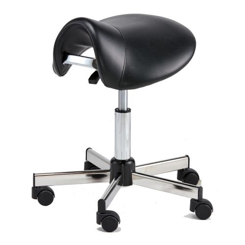 Pibbs 678BL Mid Pony Technician Stool - Black Only