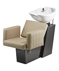 Pibbs 5221W Matera Backwash Unit with White Tilting Porcelain Bowl