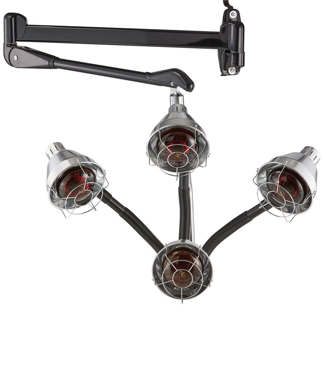 Pibbs QL954A Four Headed Heat Processing Lamp Wall Mount