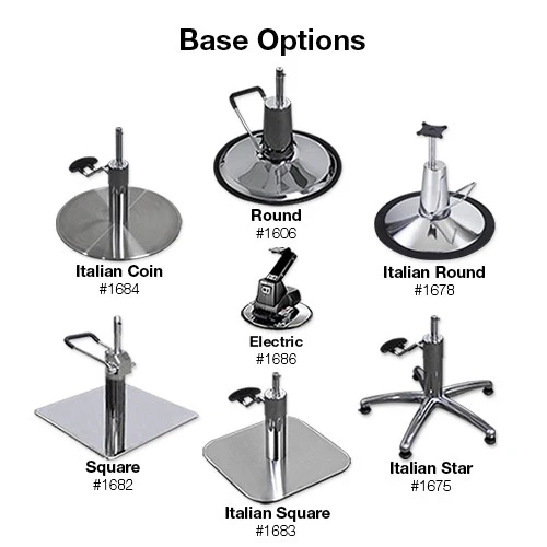 Pibbs Hydraulic Base Style Options